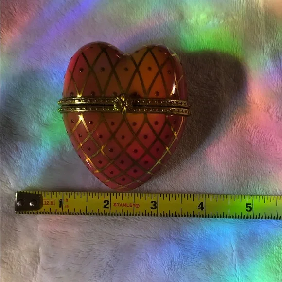 Pink and Gold Decorative Trinket Box - Picture 8 of 9